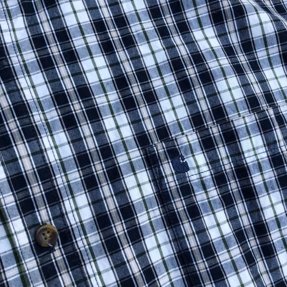 Vintage CARHARTT Button Up Shirt 3XL Men's Plaid Relaxed Fit Long Sleeve Top - Picture 4 of 10